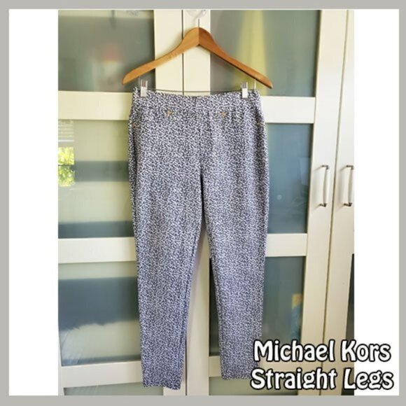 ✨ Michael Kors Straight Leg Pants — Size Medium ✨ - Picture 2 of 5